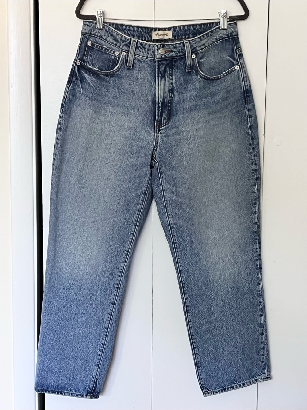 Madewell Curvy Perfect Vintage Straight Jean in Seyland Wash 30P